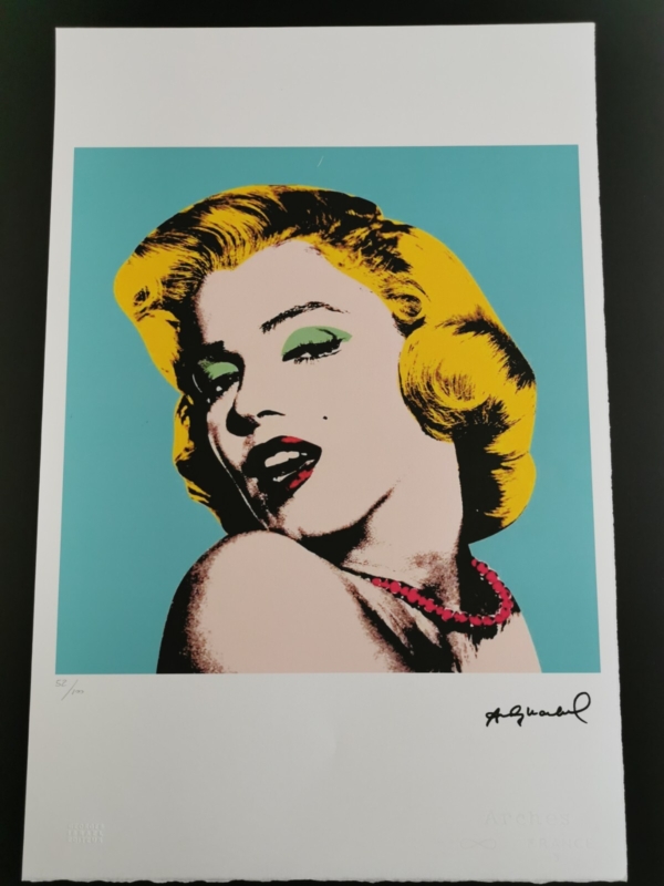 ANDY WARHOL Original Numbered Litho Poster 15x22,5" POP ART MARILYN MONROE