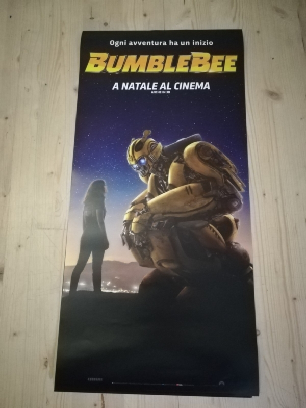 BUMBLEBEE Locandina Film 33x70 Poster Originale Cinema T.KNIGHT TRANSFORMERS