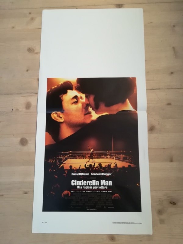 CINDERELLA MAN Locandina Film 33x70 Poster Originale Cinema CROW ZELLWEGER BOXE