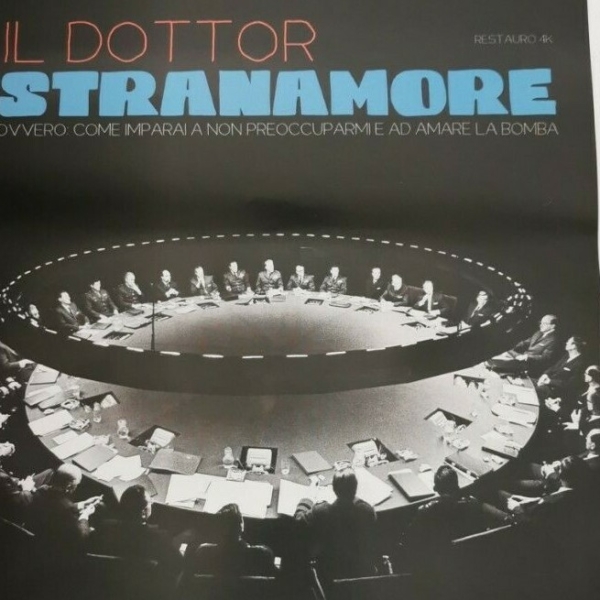 DR STRANGELOVE Original Movie Poster 12x27" Italian STANLEY KUBRICK - immagine 3