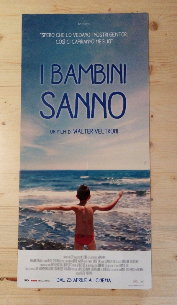 I BAMBINI SANNO Locandina Film 33x70 Poster Originale Cinema W.VELTRONI