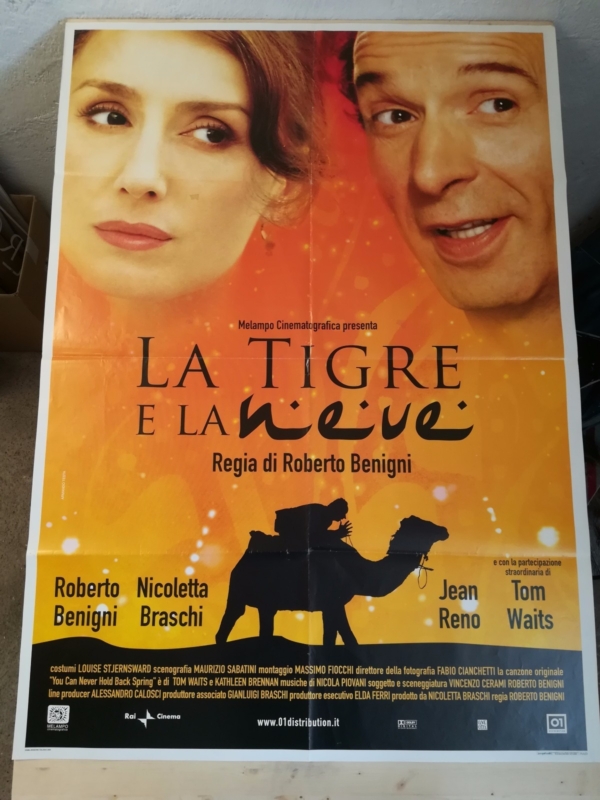 LA TIGRE E LA NEVE Manifesto Film 2F Poster Originale Cinema 100x140 BENIGNI