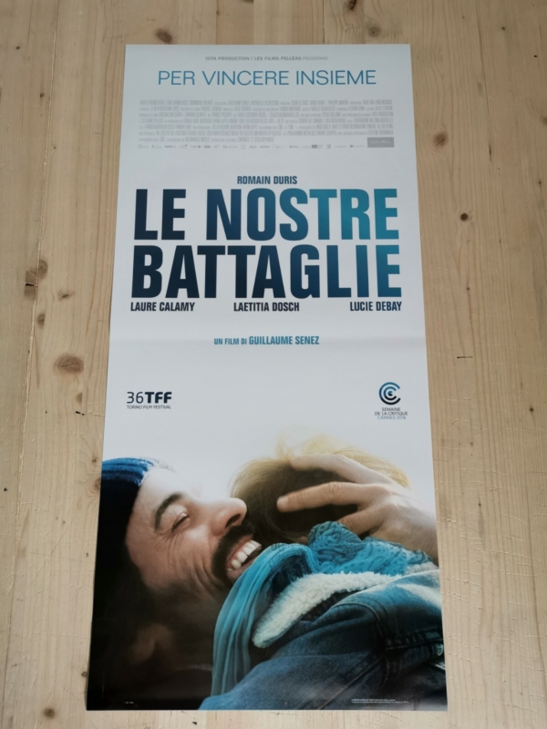 LE NOSTRE BATTAGLIE Locandina Film 33x70 Poster Originale Cinema SENEZ DURIS