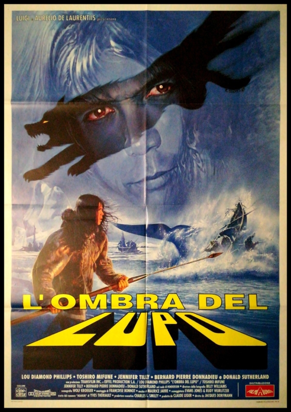L'OMBRA DEL LUPO Manifesto 2F Poster Originale Cinema DIAMOND MIFUNE DORFMANN