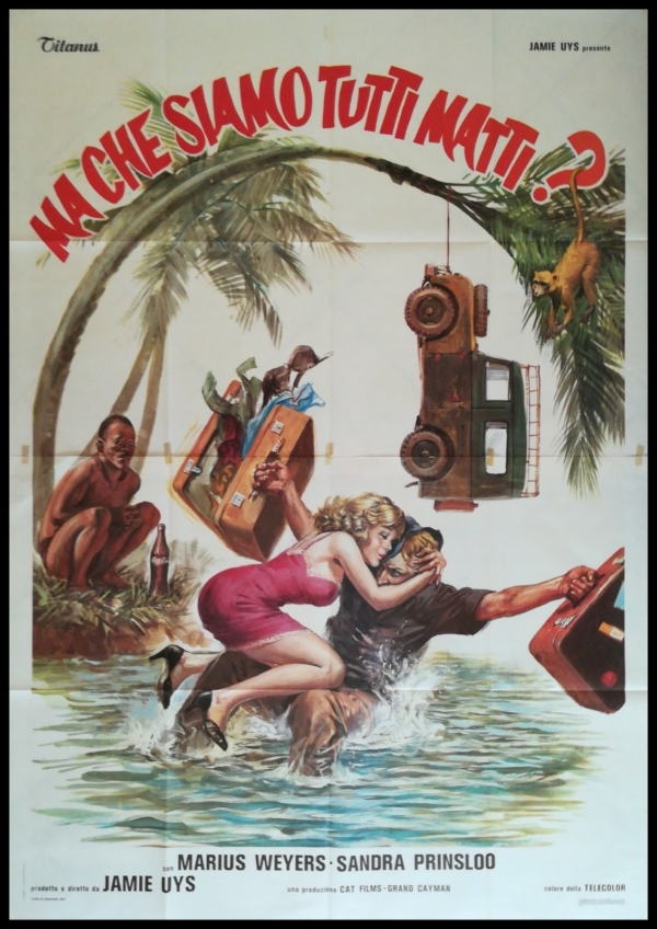 MA CHE SIAMO TUTTI MATTI ? Manifesto 4F Poster Originale Cinema WEYERS PRINSLOO