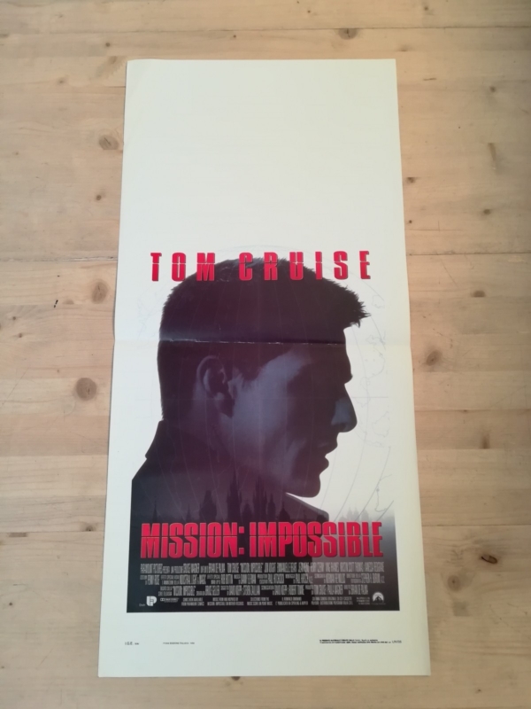 MISSION IMPOSSIBLE Original Movie Poster 12x27" Italian TOM CRUISE