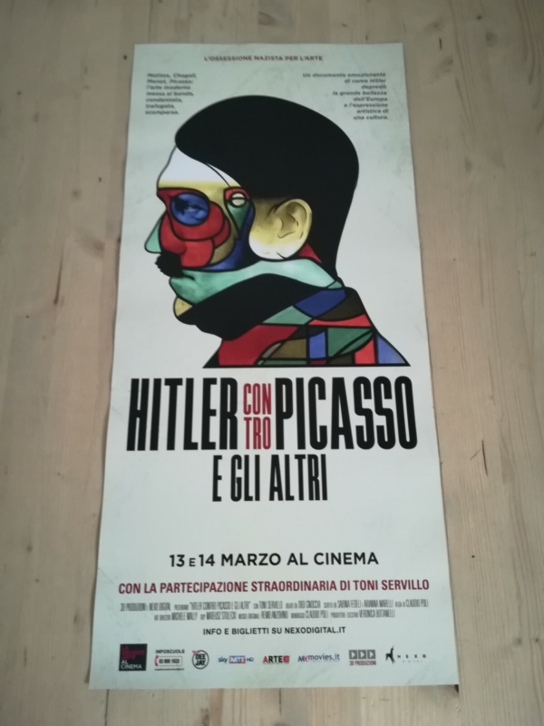 PICASSO AND THE OTHERS Original Movie Poster Art Exhibition 12x27" Italian