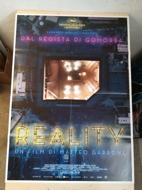 REALITY Manifesto Film 2F Poster Originale Cinema 100x140 GARRONE