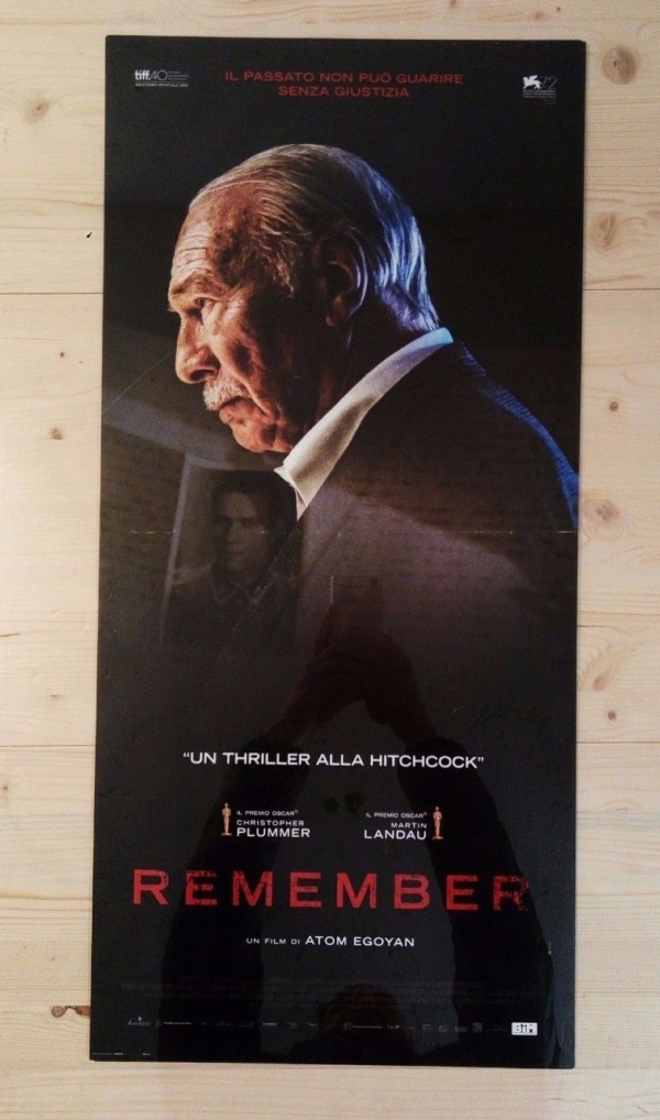 REMEMBER Locandina Film 33x70 Poster Originale Cinema