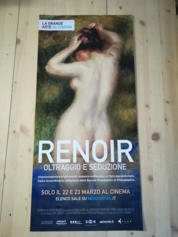 RENOIR Locandina Cinema 33x70 Poster Originale Arte Film