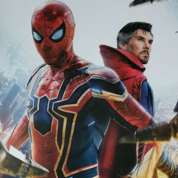 SPIDER-MAN NO WAY HOME Original Movie Poster 27x40" Italian DR STRANGE MARVEL . - immagine 3