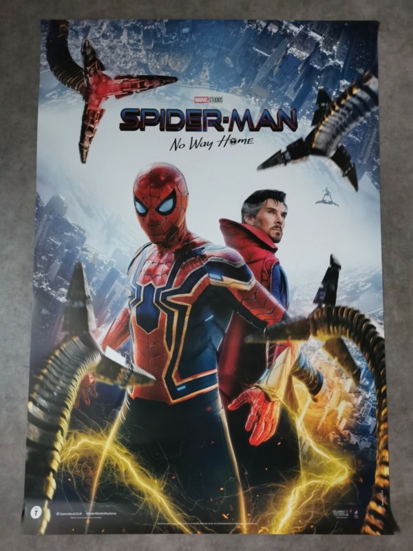 SPIDER-MAN NO WAY HOME Original Movie Poster 27x40" Italian DR STRANGE MARVEL .