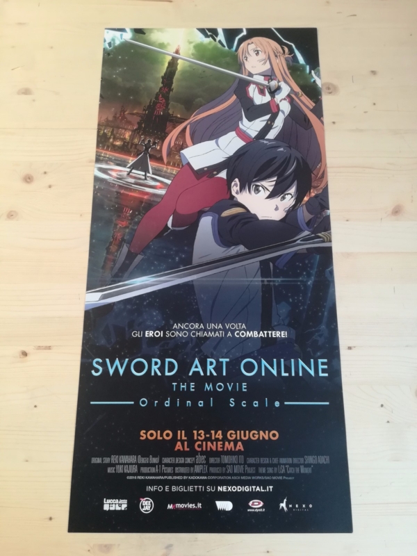SWORD ART ONLINE Original Movie Poster 12x27" Japan Anime KAWAHARA