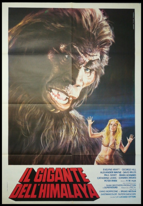 THE MIGHTY PEKI 1976 Original Movie Poster 39x55" 2Sh Italian MENG HUA HO
