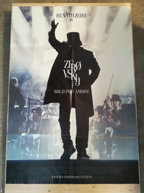 ZEROVSKIJ Manifesto Film 2F Poster Originale Cinema 100x140 RENATO ZERO
