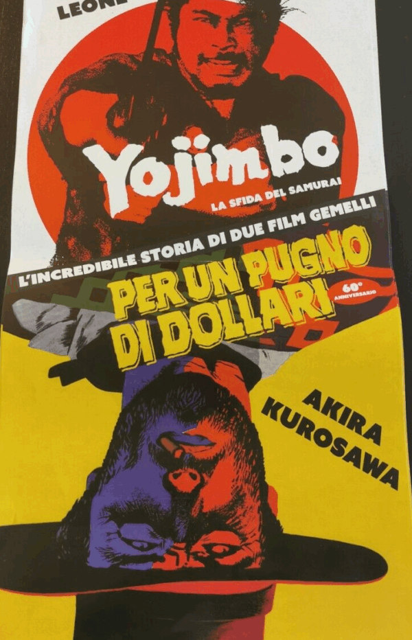 A FISTFUL OF DOLLARS - YOJIMBO Original Movie Poster 12x27" Ita LEONE KUROSAWA - immagine 3