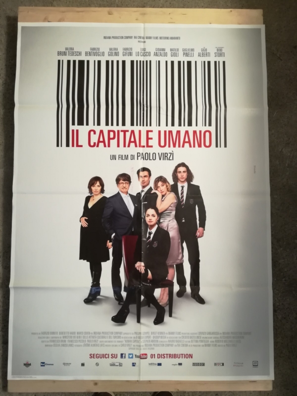 CAPITALE UMANO Manifesto Film 2F Poster Originale Cinema 100x140 VIRZI TEDESCHI