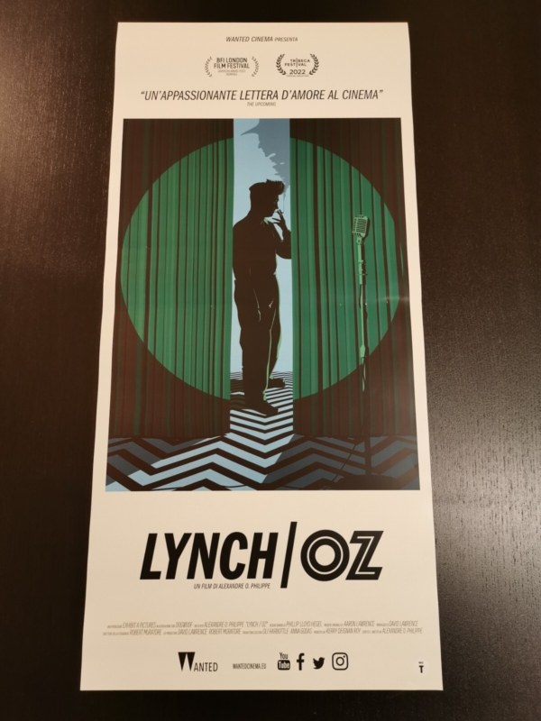 DAVID LYNCH Original Movie Poster 12x27" Italian WIZARD OF OZ