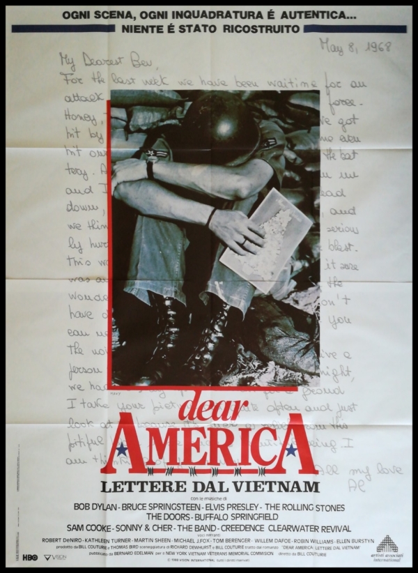 DEAR AMERICA Manifesto 4F Poster Originale Cinema BOB DYLAN SPRINGSTEEN PRESLEY