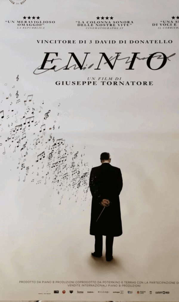 ENNIO MORRICONE Original Movie Poster 27x40" Italian GIUSEPPE TORNATORE - immagine 3