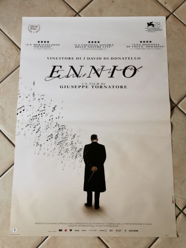 ENNIO MORRICONE Original Movie Poster 27x40" Italian GIUSEPPE TORNATORE