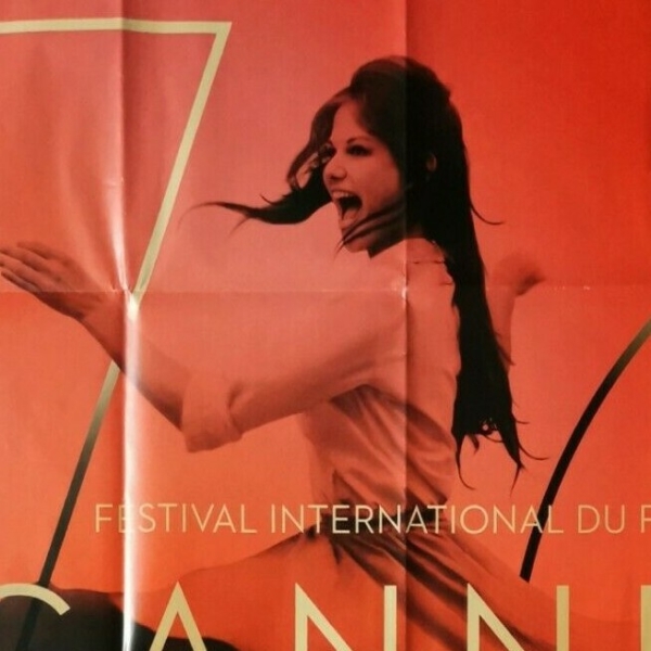 FESTIVAL CANNES 2017 Original Movie Poster 47x63" Grande CLAUDIA CARDINALE - immagine 3