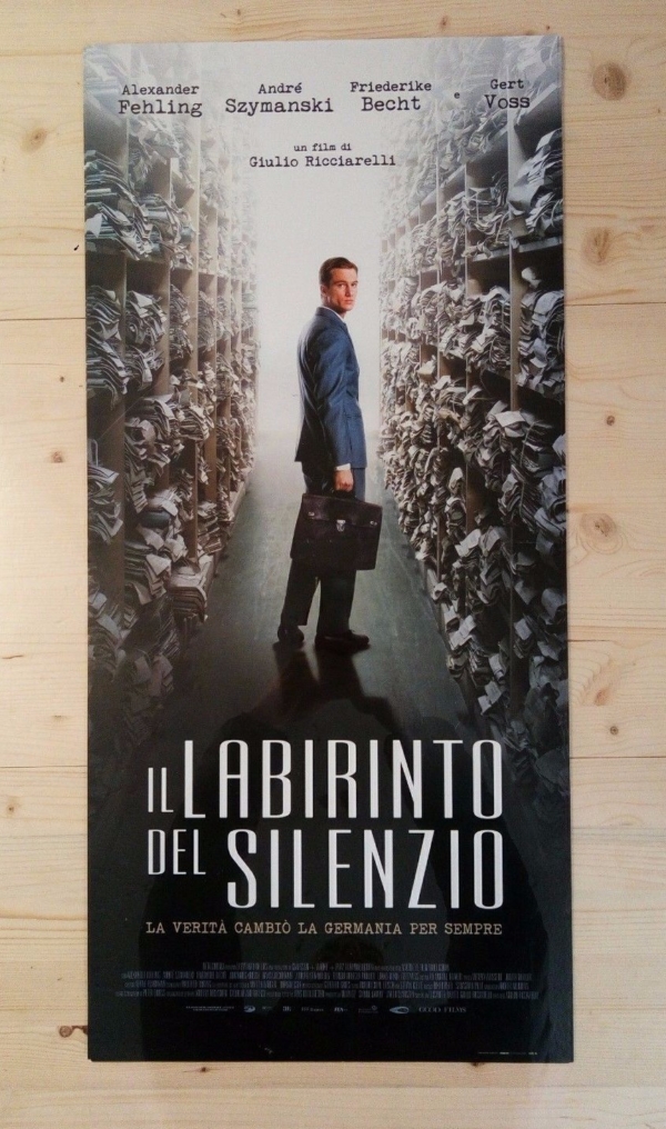 IL LABIRINTO DEL SILENZIO Locandina Film 33x70 Poster Originale Cinema