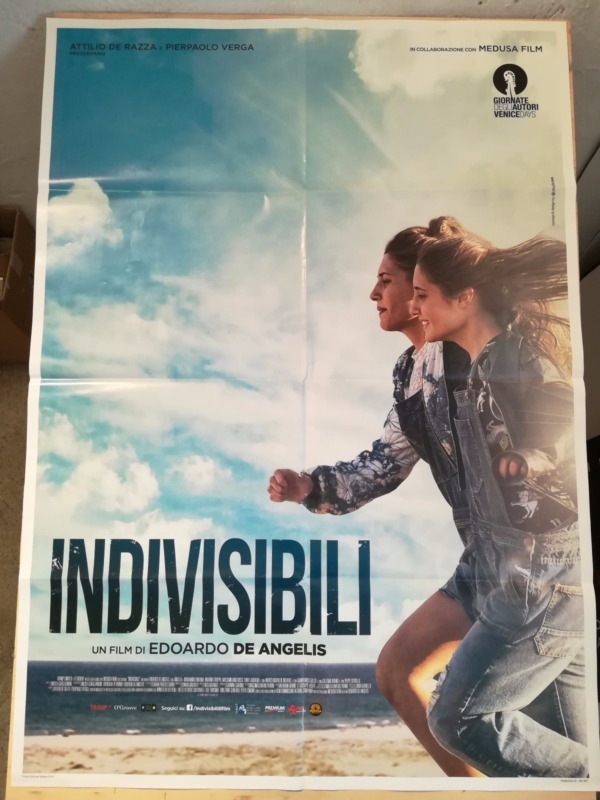 INDIVISIBILI Manifesto Film 2F Poster Originale Cinema 100x140 Edoardo De Angeli