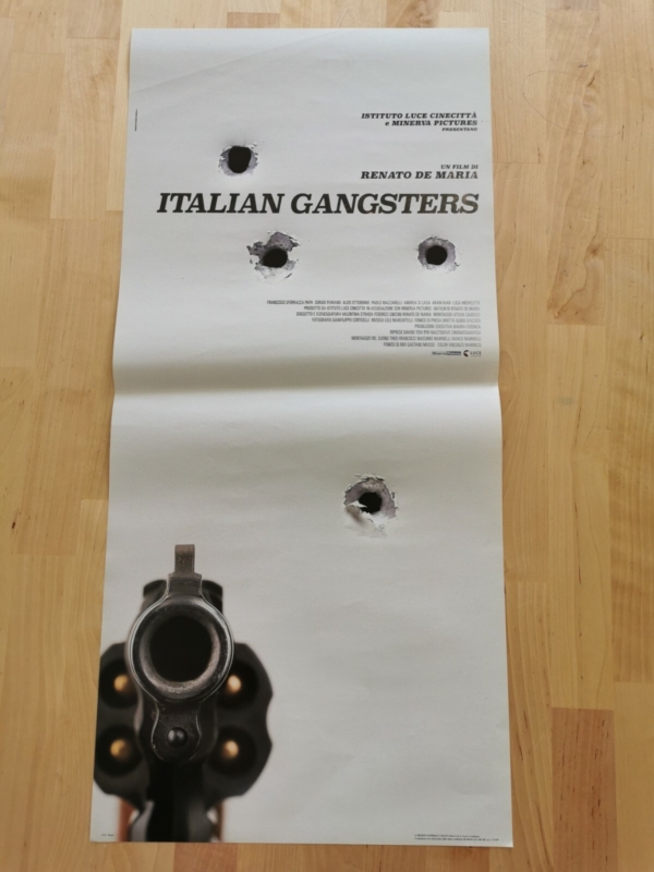 ITALIAN GANGSTER Locandina Film 33x70 Poster Originale Cinema RENATO DE MARIA