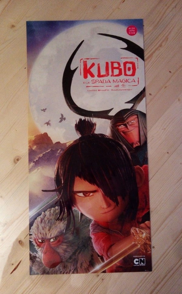 KUBO MAGIC SWORD Original Movie Poster Anime Manga 12x27" Italian