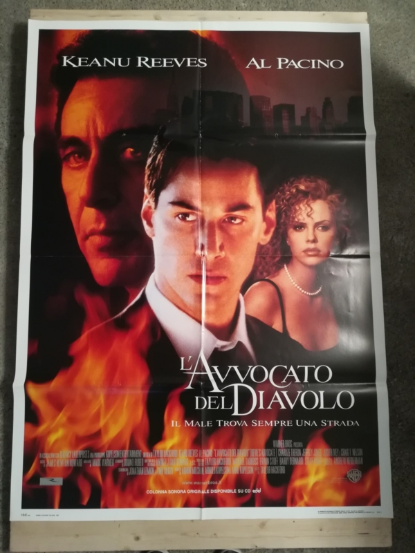 L'AVVOCATO DEL DIAVOLO Manifesto Film 2F Poster Originale 100x140 AL PACINO