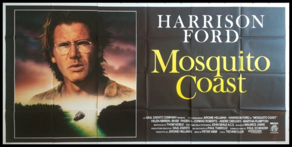 MOSQUITO COAST Manifesto Film 6F Poster Originale Cinema HARRISON FORD