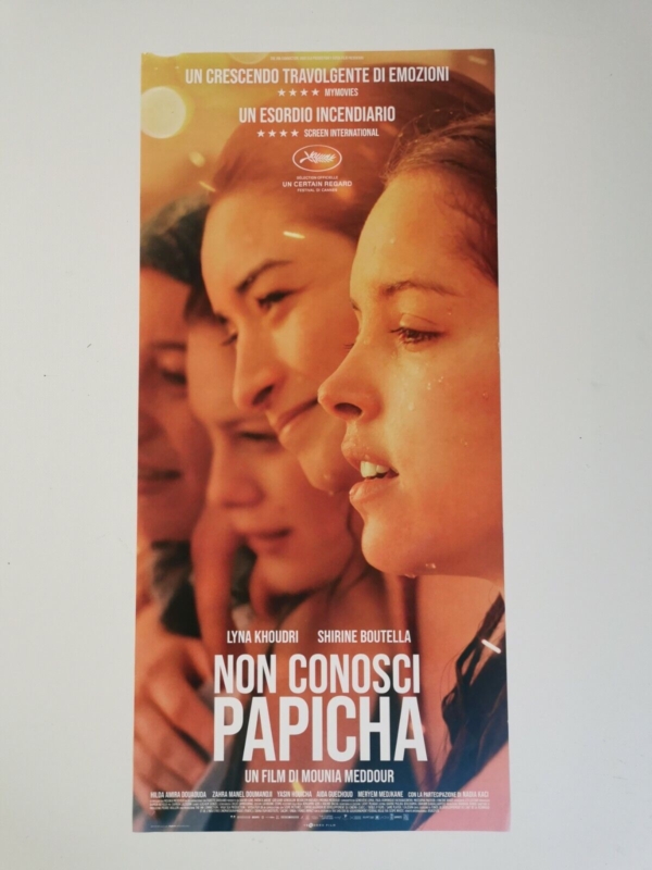 NON CONOSCI PAPICHA Locandina Film 33x70 Poster Originale Cinema MEDDOUR