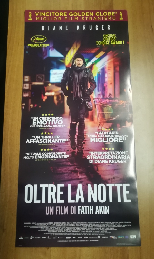 OLTRE LA NOTTE Locandina Film 33x70 Poster Originale Cinema FATIH AKIN