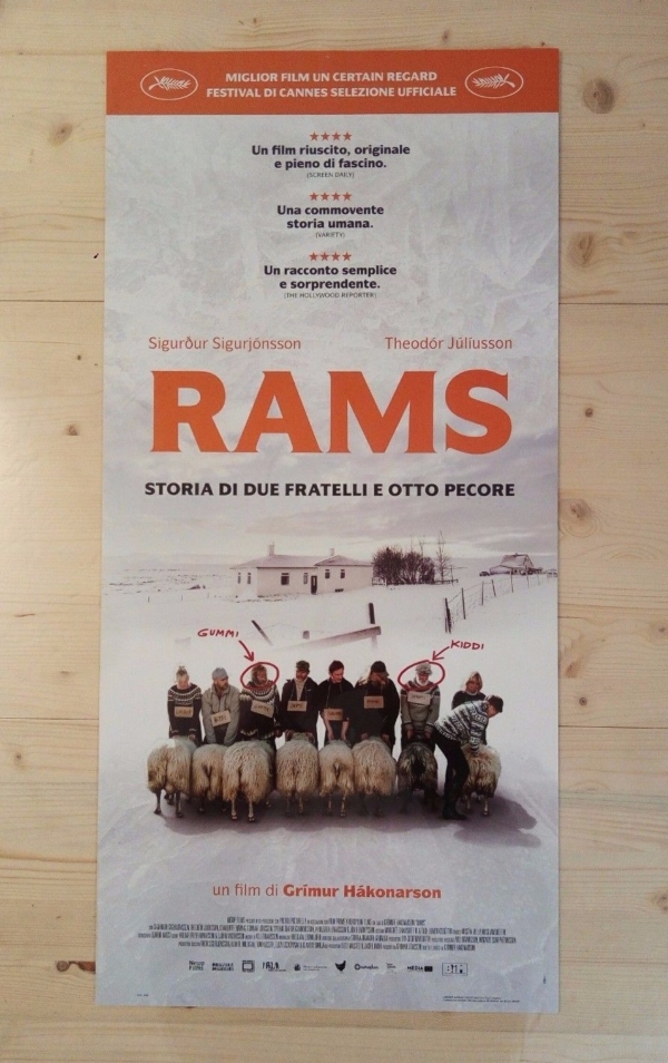 RAMS Locandina Film 33x70 Poster Originale Cinema