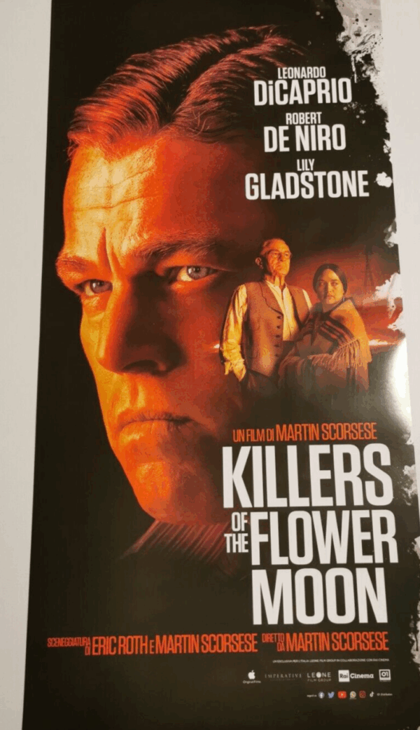 THE KILLERS OF THE FLOWER MOON Locandina Film 33x70 Originale Cinema SCORSESE - immagine 3
