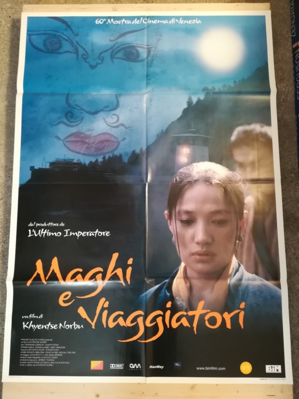 TRAVELLERS AND MAGICIANS Original Movie Poster 39x55" 2Sh Italian NORBU CHOCLING