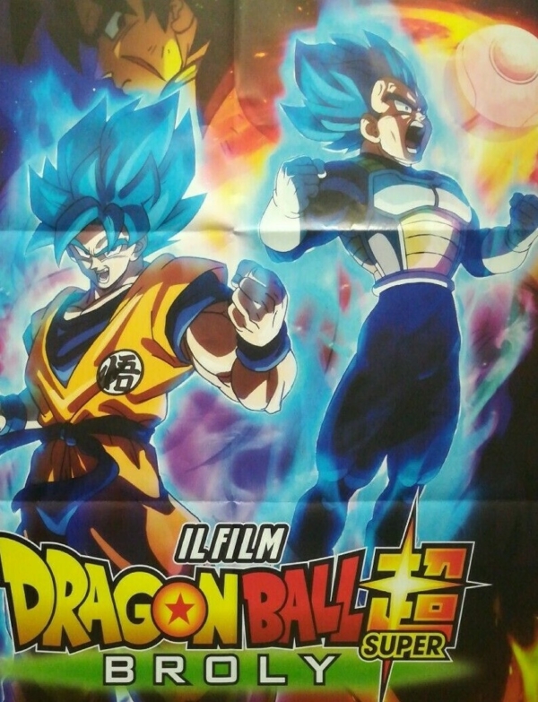 DRAGON BALL SUPER BROLY Original Movie Poster 39x55" 2Sh Italian NAGAMINE ANIME - immagine 3