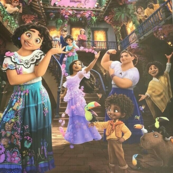 ENCANTO Original Movie Poster 12x27" Italian DISNEY PIXAR MEXICO - immagine 3