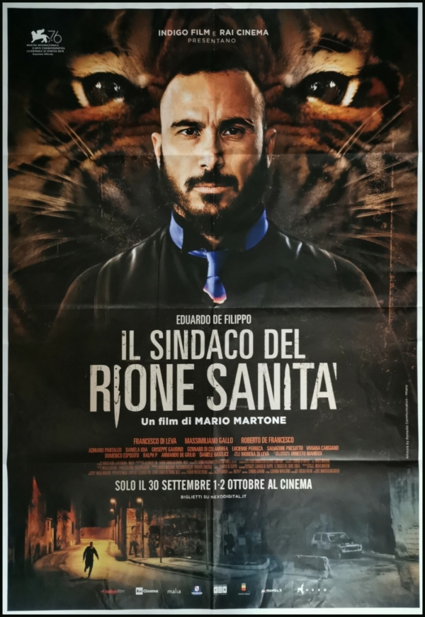 IL SINDACO DEL RIONE SANITA Manifesto Film 2F Poster Originale Cinema MARTONE