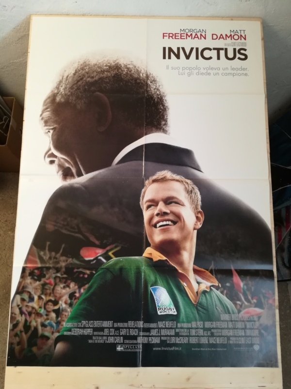 INVICTUS Manifesto Film 2F Poster Originale Cinema 100x140 EASTWOOD