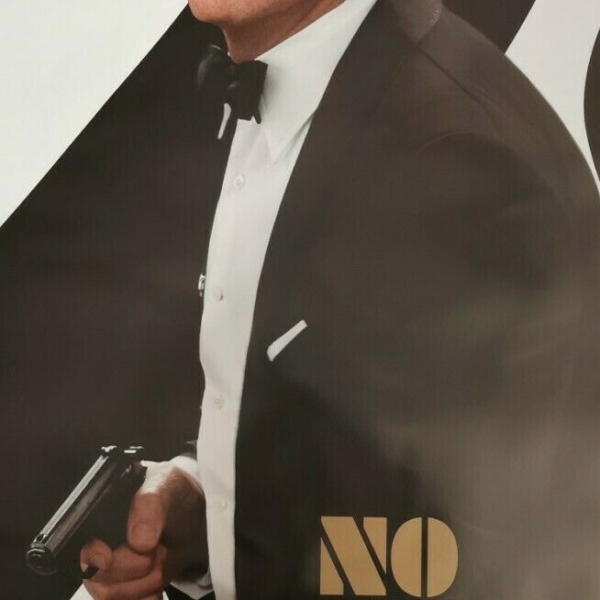 JAMES BOND NO TIME TO DIE Original Movie Poster 27x40" Italian DANIEL CRAIG 007 - immagine 3