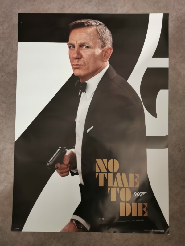 JAMES BOND NO TIME TO DIE Original Movie Poster 27x40" Italian DANIEL CRAIG 007