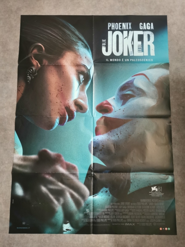 JOKER FOLIE A DEUX Original Movie Poster 39x55" 2Sh Italian PHOENIX LADY GAGA