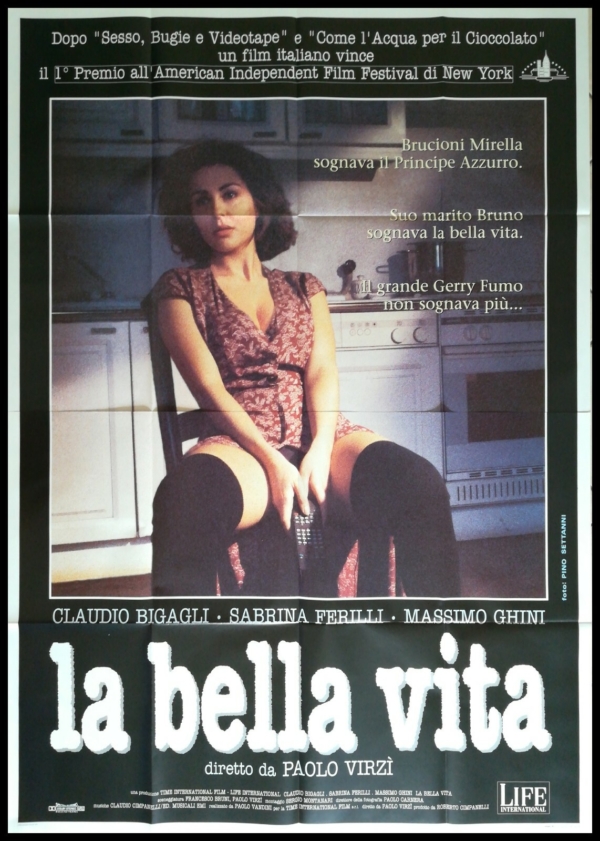 LA BELLA VITA Manifesto 4F Poster Originale Cinema VIRZI FERILLI BIGAGLI GHINI