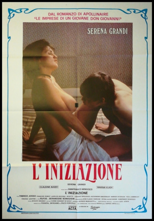 L'INIZIAZIONE Manifesto Film 2F Poster Originale Cinema SERENA GRANDI EROTICO