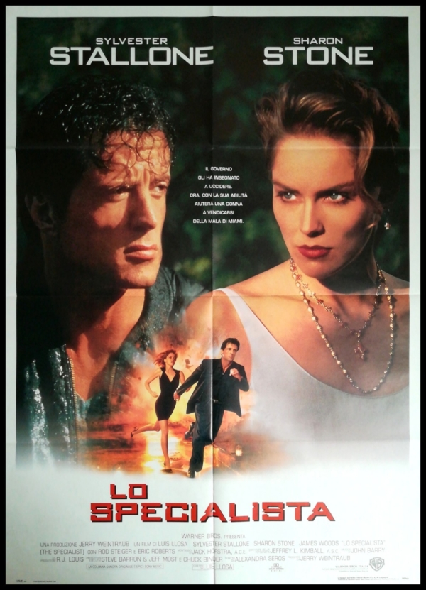LO SPECIALISTA Manifesto 2F Poster Originale Cinema SYLVESTER STALLONE STONE
