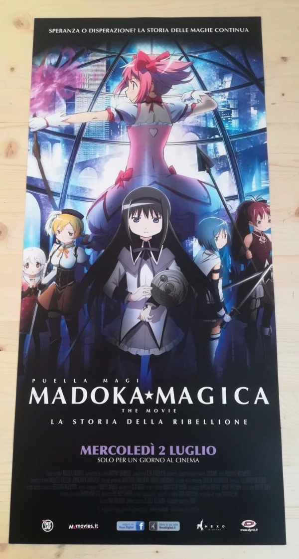 MADOKA MAGICA THE MOVIE Locandina Originale 33x70 Poster Film Japan Anime PUELLA