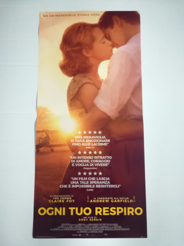 OGNI TUO RESPIRO (2017) Locandina Film 33x70 Poster Originale Cinema
