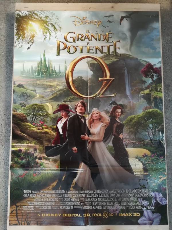 OZ THE GREAT AND POWERFUL Original Movie Poster 39x55" 2Sh RAIMI FRANCO WEISZ
